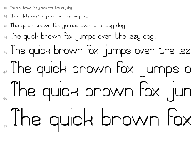 Book Shelves font waterfall